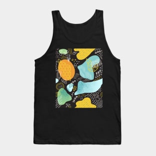 Underwater abstract doodle art Tank Top